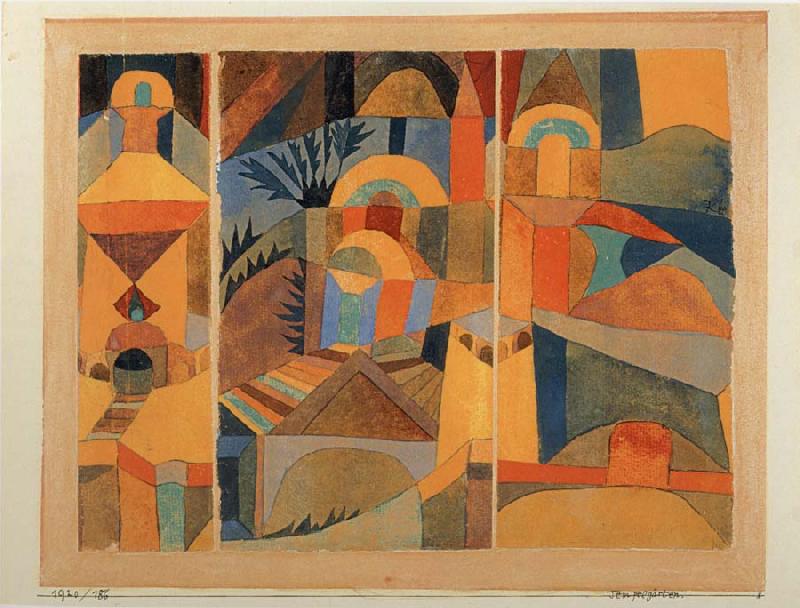 Paul Klee Temple Garden oil painting picture